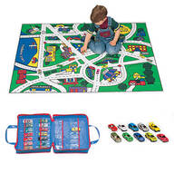 Floor Play Mat And Car Set And Case
