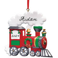 Personalized Train Ornament
