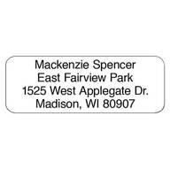 Personalized Block Roll Address Labels, Set of 200