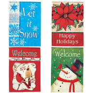 Set of 4 Holiday Flags