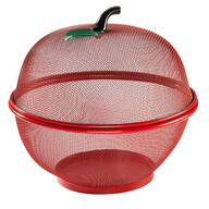 Apple-Shaped Mesh Basket