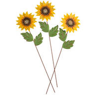 Sunflower Stakes Set of 3 by Fox River Creations™