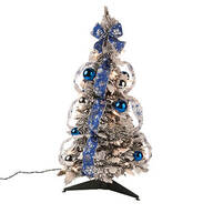 2' Snow Frosted Winter Style Pull-Up Tree by Holiday Peak™