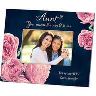Personalized Aunt English Rose Frame