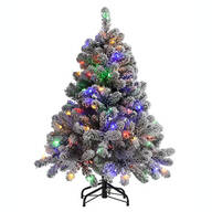 4' Color-Changing Flocked Tree Holiday Peak™     XL