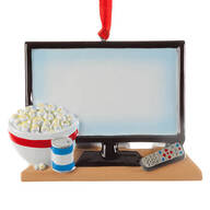 TV and Popcorn Ornament