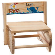 Personalized Children's Ocean Friends Step Stool