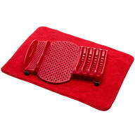 2-Pc. Dish Rack with Drying Mat by Chef's Pride™