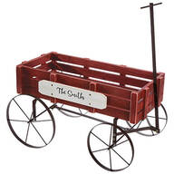 Personalized Red Wagon Planter