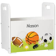 Personalized Sports-Themed Book Caddy