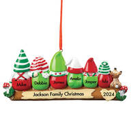 Personalized Gnome Family Ornament