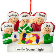 Personalized Board Game Family Ornament