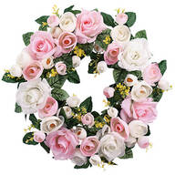 Vintage Rose Wreath by OakRidge™