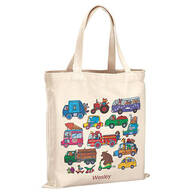 Personalized Animals and Automobiles Children's Tote