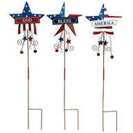 God Bless America Metal Stakes by Holiday Peak™