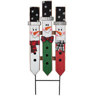 Snowman Fence Yard Stake by Fox River™ Creations