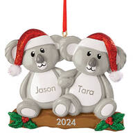 Personalized Koala Couple Ornament