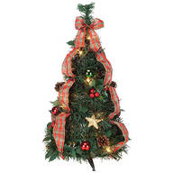 2' Plaid Pull-Up Tree by Holiday Peak™