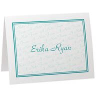 Personalized A Note From Note Cards Bright set of 20