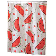 Watermelon Cloth Shower Curtain