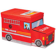 Personalized Fire Truck Storage Box