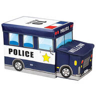 Personalized Police Car Storage Box