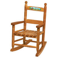Personalized Woodland Animals Children's Rocking Chair