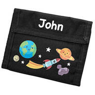 Personalized Children's Space-Themed Wallet