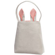 Bunny Bag with Orange Gingham