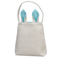Bunny Bag with Blue Gingham