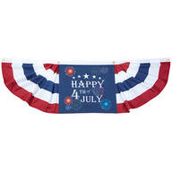 Lighted "Happy Fourth of July" Bunting by Holiday Peak™