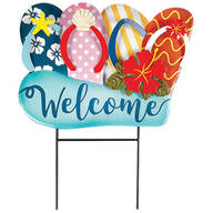 Welcome Flip Flop Stake by Fox River™ Creations