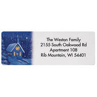 Personalized Seasonal Landscape Labels and Seals, Set of 20