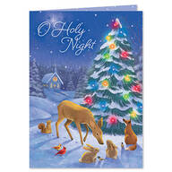Personalized Holy Night Christmas Cards, Set of 20