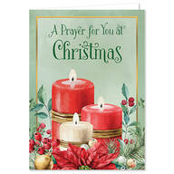 Personalized Christmas Prayer Christmas Cards, Set of 20
