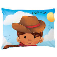 Personalized Cowgirl Pillowcase