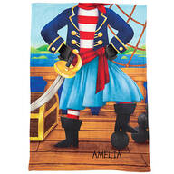 Personalized Pirate Blanket
