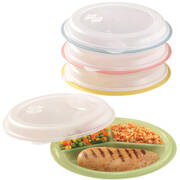 Divided Plates And Food Storage Containers - Set Of 4