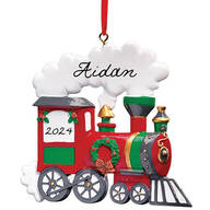 Personalized Train Ornament