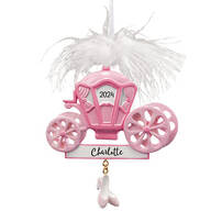 Personalized Princess Carriage Ornament