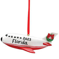 Personalized Airplane Ornament
