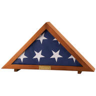 Personalized Veterans Flag Display Case