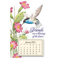 Mini Magnetic Hummingbird Calendar