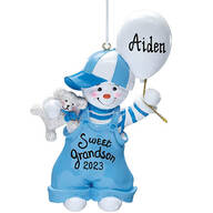 Personalized Sweet Grandson Ornament