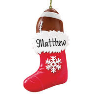 Personalized Sports Stocking Ornament