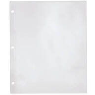 Mylar® 3-Ring Binder Sheet Protectors, White