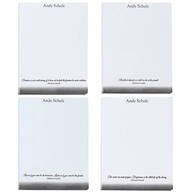 Personalized Inspirational Notepads Set of 4