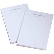 Personalized Script Notepads - Set Of 2