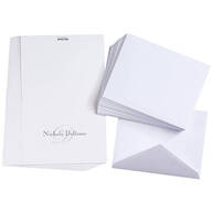Personalized Script Note Cards - Set Of 25