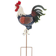 Rooster Metal Garden Stake by Fox River Creations™